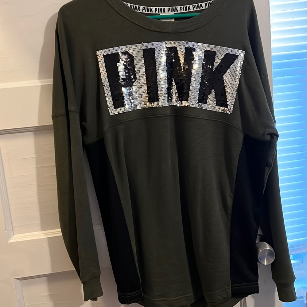 Pink limited addition over sized crew neck